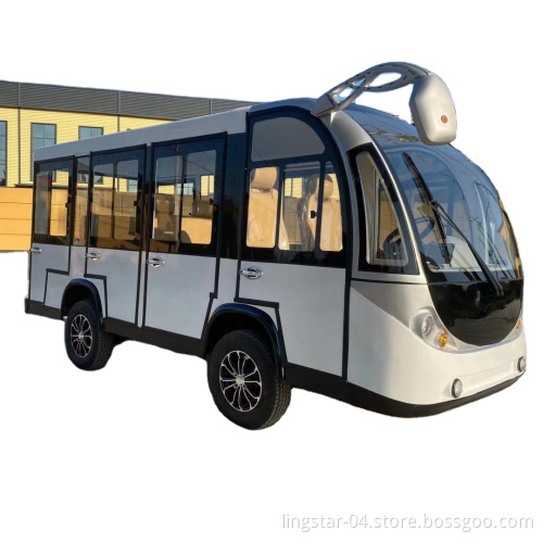 New 11Seats Closed Electric City Closed Sightseeing Car Shuttle Bus Tourist Bus Mini Bus Made In China